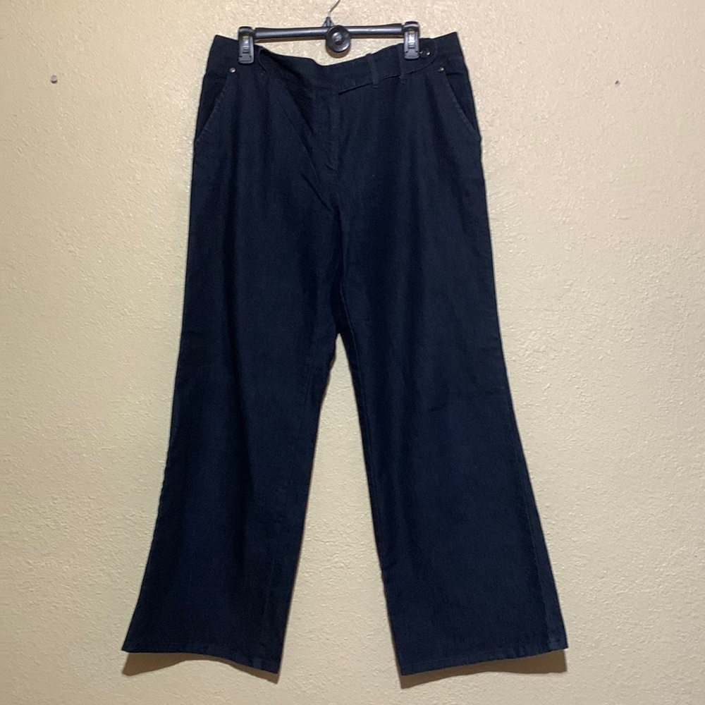 George ME  Denim Jean Pants Wide Leg Boot Cut Blue Size 14